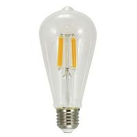 Лампа Эдисона ST64 LED 5 W E27 прозрачная Loft Concept 45.043