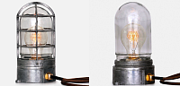 Настольная лампа Steampunk Cage Glass Edison Table lamp 43.003