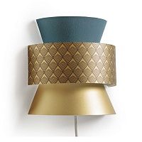 Бра Sconce Blue & Gold