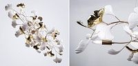 Большая люстра Wintery flover с Белыми декоративными плафонами Loft-Concept 40.5156