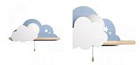 Бра с полкой голубое Облако Wall Lamp Blue Cloud Loft-Concept 44.2162-3