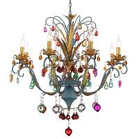 Люстра Colored Glass Pendant Chandelier 65