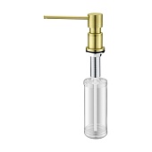 Дозатор для жидкого мыла KRAFT, D003-BG, брашированное золото, Paulmark