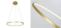 Кольцевая люстра золотого цвета 60 см Loft-Concept 40.6415-3