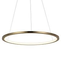 Подвесной светильник Yvette Ring Horizontal gold | диаметр 40 см