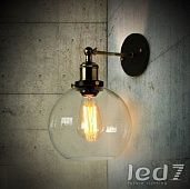 Светильник LED7 Future Lighting Loft Industry Punk Glass Ball Wall