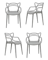 Комплект из 4-х стульев Masters серый FR 0133K
