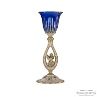 Настольная лампа Bohemia Ivele Crystal 71400L/15 GW P2 Clear-Blue/H-1K FA1S
