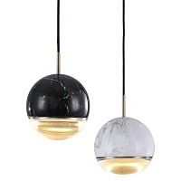 Подвесной светильник Marble Ball | Белый