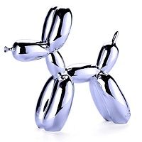 Статуэтка Jeff Koons Balloon Dog medium Silver Loft Concept 60.761-0