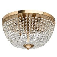 Потолочный светильник Virginia Clear Beads ceiling Gold S 48.204-1 Loft-Concept