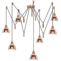 Подвесной светильник Copper Construction | 5 плафонов