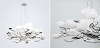 Декоративная люстра Wintery flover Silver с Белыми плафонами Loft-Concept 40.5159