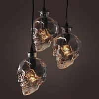 Люстра Череп Glass Skull Pendant Loft Concept 40.799