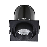 Встраиваемый светодиодный светильник Donolux DL18621/01SQ Black Dim