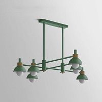 Подвесной реечный светильник Fanta Long Green Imperium Loft 204547-26