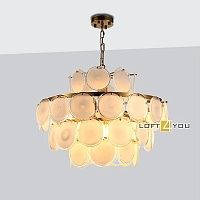 Дизайнерский светильник Fashion Gold Glass Chandelier L02836
