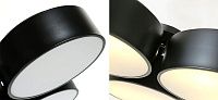 Черный потолочный светильник Skylight 3 плафона Loft-Concept 48.584-3