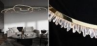 Люстра Six Rings Chain Quartz Crystal Chandelier Loft-Concept 40.6263-0