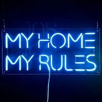 Неоновая настенная лампа My Home My Rules Neon Wall Lamp Loft-Concept 46.213-2