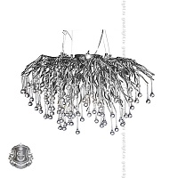 Люстра Bijout Chandelier D80 chrome by GLCrystal Great Light BD60260