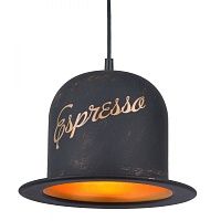 Подвесной светильник Pendant Lamp vintage Banker Bowler Hat ESPRESSO II Loft Concept 40.2004