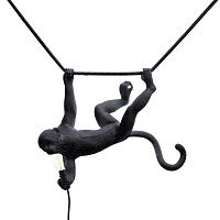 Подвесной светильник Seletti The Monkey Lamp Swing Black