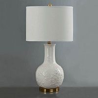 Настольная лампа Белые узоры Loft Concept 43.016
