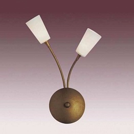 BX-0107/2 Бра настенное N-Light, 2 плафона, золото