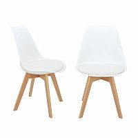 Комплект из 2-х стульев Eames Bon белый Bradexhome FR 0023P