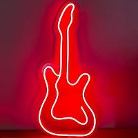 Неоновая настенная лампа Guitar Neon Wall Lamp Loft-Concept 46.204-2