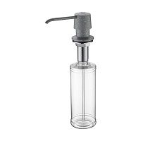 Дозатор для жидкого мыла SAUBER, D001-310, серый, Paulmark