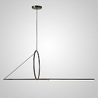 Подвесной светильник Suspension Cercle Et Trait – Graphite Satine L120 Imperium Loft 144225-22