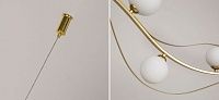 Люстра изогнутой формы Golden Pearl Loft-Concept 40.6093-3