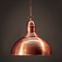 Подвесной светильник Copper Pendant Lamp Onion Dome | Латунь, диаметр 35 см