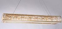 Люстра Darleen Crystal Gold Rectangular Chandelier Loft-Concept 40.4640-2