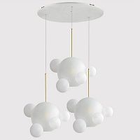 Люстра BLS LAMP white glass circle 40.2216 Loft-Concept