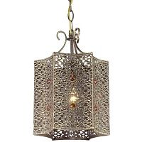 Подвесной светильник Morocco polyhedron | Серебряный