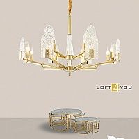 Дизайнерский светильник Fashion Brass Exclusive Chandelier 4 L02844