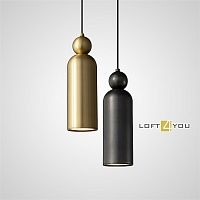 Светильник подвесной Lorenzo Brass Flat 3 Loft4You L09498
