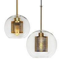 Perforated Vessel Pendant Lamp Gold Ball | диаметр 30 см