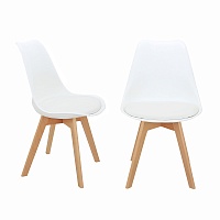Комплект из 2-х стульев Eames Bon белый Bradexhome FR 0023P