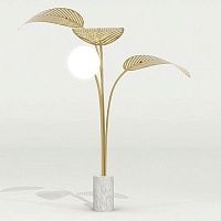 Торшер Le Refuge Floor Lamp by Marc Ange | Золотые листья