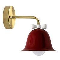 Бра Колокольчик Bell with Bow Red Wall Lamp Красный Loft-Concept 44.2629-00