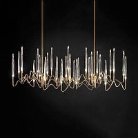 Люстра Long Chandelier Gold by Il Pezzo Mancante
