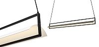 Дизайнерский линейный подвесной светильник CANVAS LINEAR RECTANGULAR HANGING LAMP 40.5427-1
