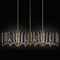 Люстра Long Chandelier Gold L150 by Il Pezzo Mancante LG61222