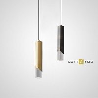 Светильник подвесной Loft4You Fen Brass Crystal 2 L11643