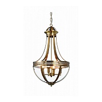 Подвесной светильник Delight Collection Capitol KM0287P-4 antique brass