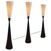 LLU-B-1167 LUAU Floor Lamp (Brown)